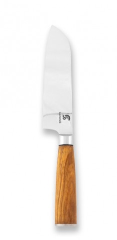 CUCHILLO SANTOKU MADERA OLIVO